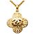 Timeless Collar largo vintage Coco Mark de Chanel Dorado