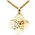 Timeless Collar largo vintage Coco Mark de Chanel Dorado - vista 2
