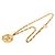 Timeless Collana Vintage Coco Mark di Chanel in design placcato oro D'oro - vista 3
