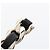 Accessorio Barrette Coco Mark di Chanel Nero Bianco D'oro - vista 5