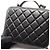 Borsa Vanity Matelassé Chanel Nero D'oro - vista 7