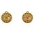 Orecchini vintage a clip Chanel Coco Mark D'oro