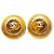 Orecchini a clip rotondi Coco Mark Vintage di Chanel D'oro Giallo - vista 2