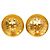 Orecchini a clip rotondi Coco Mark Vintage di Chanel D'oro Giallo - vista 3