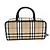 Borsa in tela e pelle beige Burberry - vista 2