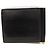 Prada Leather Money Clip Bi-fold Wallet Black - view 2