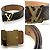 Cintura Monogramma Initial Louis Vuitton Marrone - vista 3