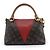 Borsa V Tote BB Monogram Louis Vuitton Marrone Rosso Fuschia Monogramma - vista 2
