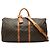 Louis Vuitton Monogram Keepall Bandoulière 55 Marrone
