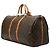 Louis Vuitton Monogram Keepall Bandoulière 55 Marrone - vista 2