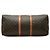 Louis Vuitton Monogram Keepall Bandoulière 55 Marrone - vista 3