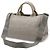 Borsa Tote Canapa Gioiello di Prada Grigio - vista 3