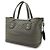Borsa Tote in Neoprene GG di Gucci Grigio - vista 3