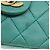 Chanel Square Classic Single Flap Quilted Lambskin Mini Blu - vista 3
