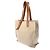 Borsa tote Hermès Etrivière oro ecru D'oro Crudo - vista 3