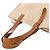 Borsa tote Hermès Etrivière oro ecru D'oro Crudo - vista 4