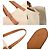 Borsa tote Hermès Etrivière oro ecru D'oro Crudo - vista 9