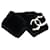 Chanel Coco Mark Rabbit Fur Tippet Scarf Black  - view 1