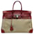 Hermès HERMES BIRKIN 35 BEIGE CANVAS UND ROTES SWIFT-LEDER HANDTASCHE 2007  - Ansicht 1