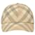 Burberry Karierte Baseballmütze Orange Polyester