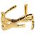 Saint Laurent Ysl Logo Opium Twist Ring
