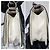 Borsa Boy Medium con Chiusura Chanel Crema/Nera Nero Crudo - vista 5