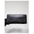 YVES SAINT LAURENT Pochette Lutetia en cuir de veau lisse noire  - vue 9