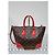 LOUIS VUITTON Borsa a Spalla Phenix in Tela Monogram Marrone/Rosso - vista 3