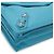 Borsa Clutch Balenciaga Paper Triple XS Turchese - vista 4