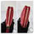Prada Rotes gesteppte Leder-Zip-Wallet  - Ansicht 5