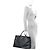 PRADA Saffiano Lux Gran Galleria Doble Cierre Tote Negro - vista 12