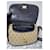 Sac à bandoulière en toile monogramme Yves Saint Laurent Noir Bleu Marine  - vue 10