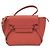 Belt Bag Céline Bolsa de Cinto Celine em Couro Texturizado Nano Vermelho