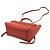 Belt Bag Céline Bolsa de Cinto Celine em Couro Texturizado Nano Vermelho - vista 2