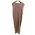 Autre Marque Vestido Largo de Triacetato con Encaje BAUME Beige