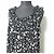 Autre Marque Vestido de Power Net estampado VIVIENNE TAM Negro - vista 4