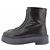Botines de cuero negro The Row - vista 3