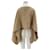 Autre Marque Beiger Wollponcho  - Ansicht 2