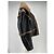 Autre Marque Giacca Bomber MESDYVEN in pelle nera Nero - vista 4