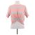 Paco Rabanne Camiseta rosa a rayas