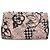 Chanel Flap Shoulder Canvas Rosa - vista 2