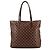 Louis Vuitton Damier Cabas Mezzo Tote-Handtasche Braun Damier ebene - Ansicht 2