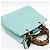 Borsa Shopper Mini in Pelle Gucci Bamboo Blu - vista 6