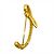Spilla Lettera T Tiffany & Co. in Oro Giallo 18K D'oro - vista 2