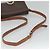 Céline Celine Vintage Macadam Circle Logo Canvas and Leather Marron - vue 7