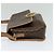 Céline Celine Vintage Macadam Circle Logo Canvas and Leather Marron - vue 3