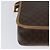 Céline Celine Vintage Macadam Circle Logo Canvas and Leather Marron - vue 7