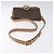 Céline Celine Vintage Macadam Circle Logo Canvas and Leather Marron - vue 7