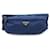 Borsa a Tracolla Prada Triangle in Nylon Nero Blu