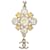 Collana in strass Chanel Coco Mark Argento